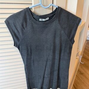 Zara Black Short Sleeve Tee